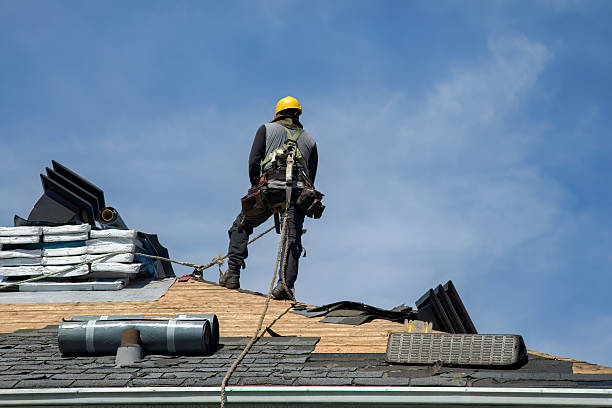 Professional Metal Roofing technician working in Shannock, RI